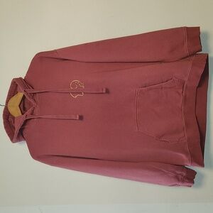 Ivory Ella Women's Hoodie Organic Cotton Pink Sz M